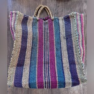 Woven Jumbo Market Tote